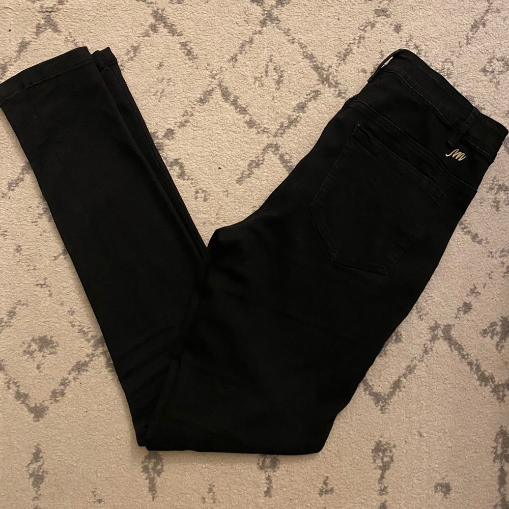 MUMSIE Black denim maternity and postpartum jeans